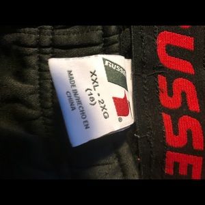 Black & Red boys track pants